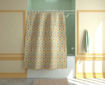 standard shower curtain