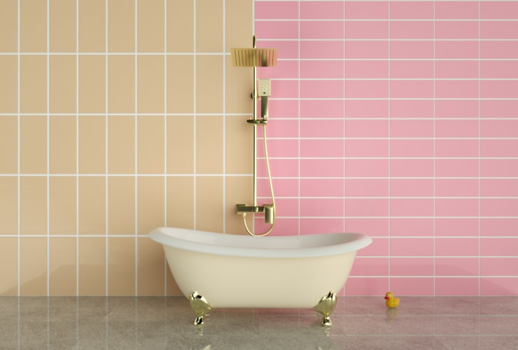horizontal vs vertical bathroom tiles