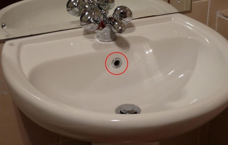 Bathroom Sink Overflow Hole, How To Get Rid Of Bad Odor In Bathroom Sink Drain