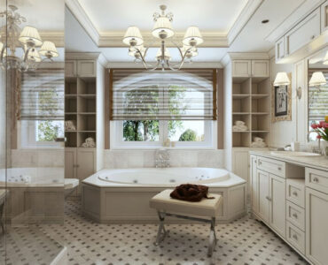 bathtub chandelier