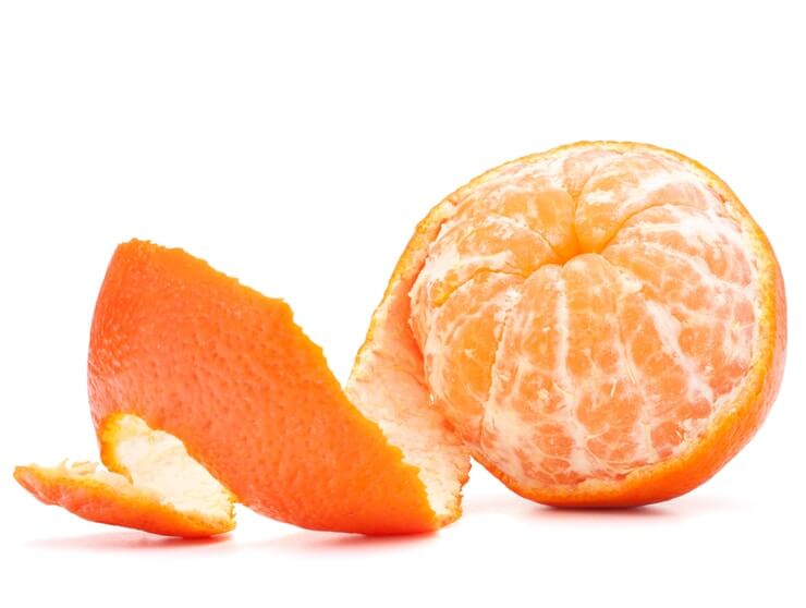 peeled orange