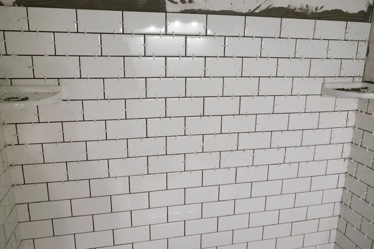 subway tile bathroom