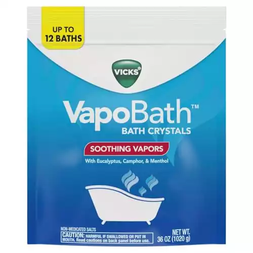 Vicks VapoBath Bath Salts, Contains Essential Oils