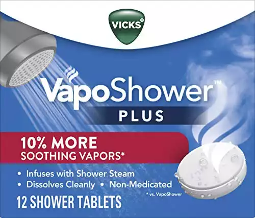 Vicks VapoShower Plus, Clean Dissolving Vapor Shower Tablets